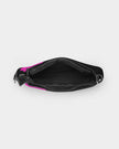 Magenta and Black Petite Canvas Purse, with 2 options for Straps