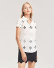 Grayscale Native Stars Women's All-Over Print Short Sleeve Button Up