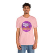 Purple Ego death! Positive Vibes Collection Unisex Jersey Short Sleeve Tee
