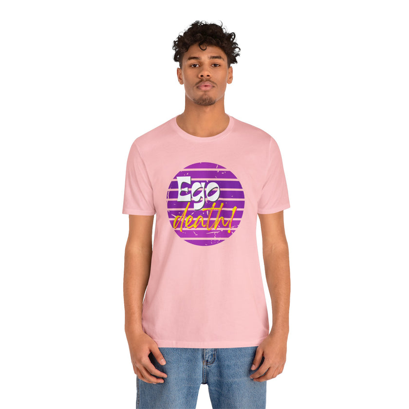 Purple Ego death! Positive Vibes Collection Unisex Jersey Short Sleeve Tee