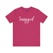 Snagged, Rez Humor, Black or Pink Unisex Jersey Short Sleeve Tee