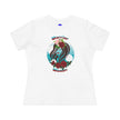 Warrior Woman, Graphic, Black, White or Pink, Women's Cotton Tee