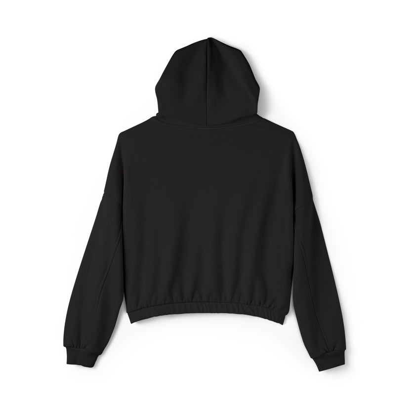 Native Innii aka Bison Graphic, Still Here, Native Pride, Black, Dust, Green or Athletic, Women's Cinched Bottom Hoodie