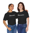 Snaggable, Rez Humor, Black, Asphalt, Pink or Red, Unisex Jersey Short Sleeve Tee