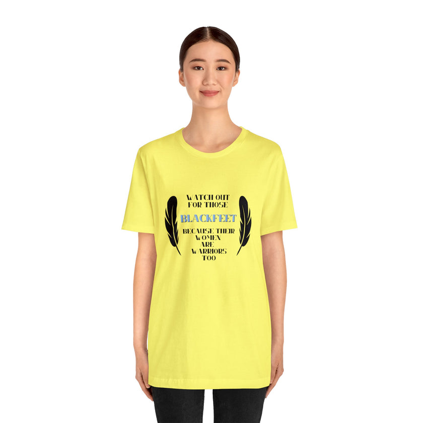 Blackfeet Women Warriors Unisex Jersey Short Sleeve Tee