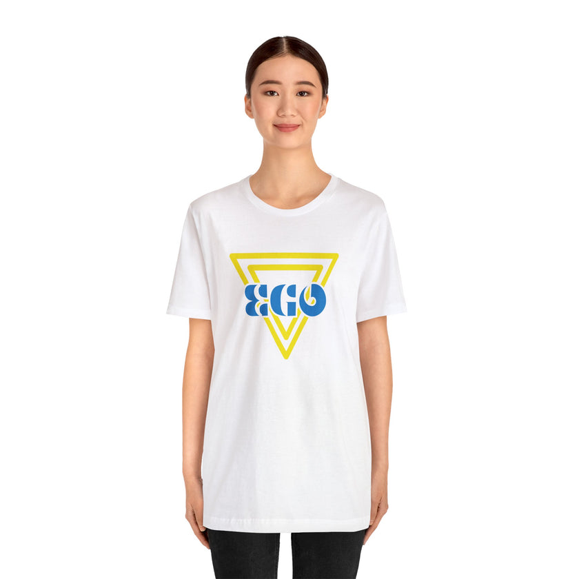 Yield Thy Ego Black Gray and White Unisex Jersey Short Sleeve Tee