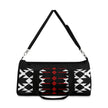 Black, Red, and White Warrior Duffel Bag, Small