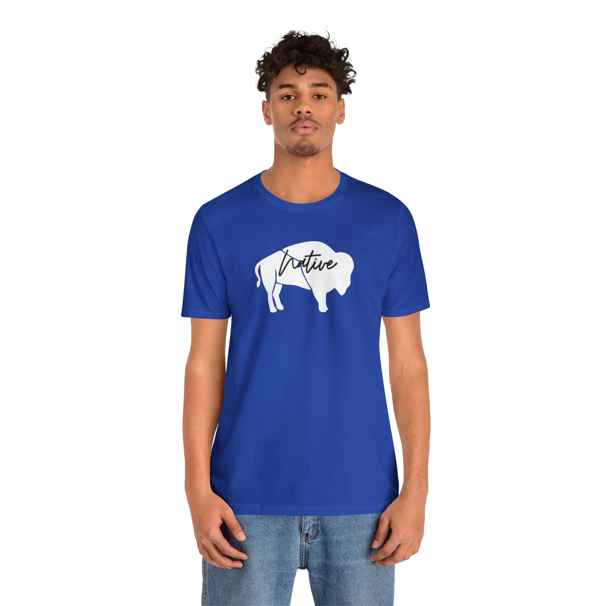 Native Bison Unisex Jersey Short Sleeve Tee