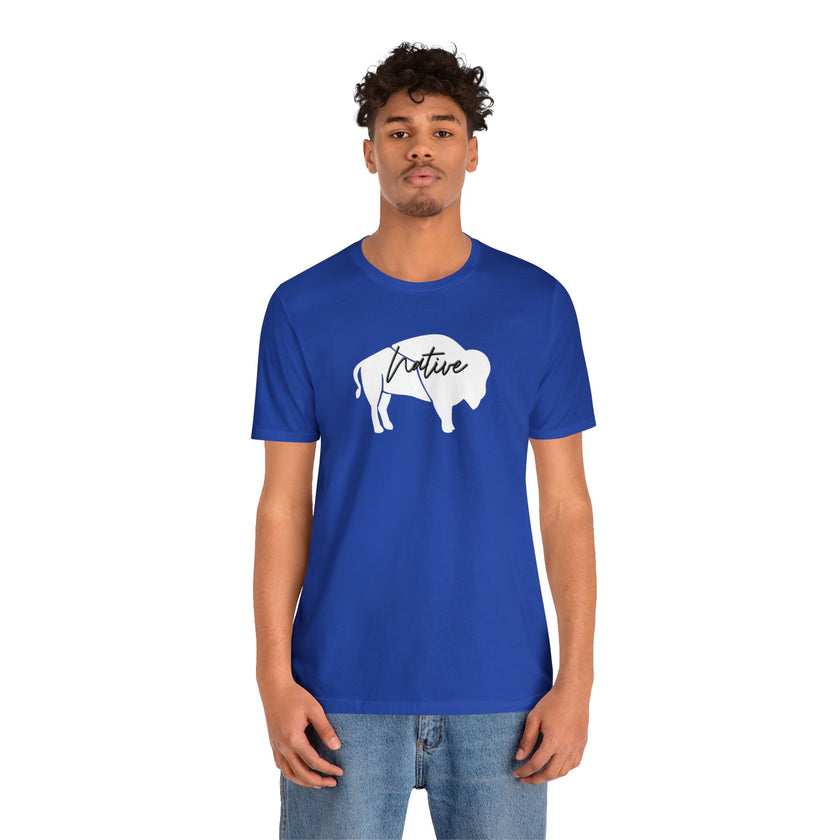 Native Bison Unisex Jersey Short Sleeve Tee