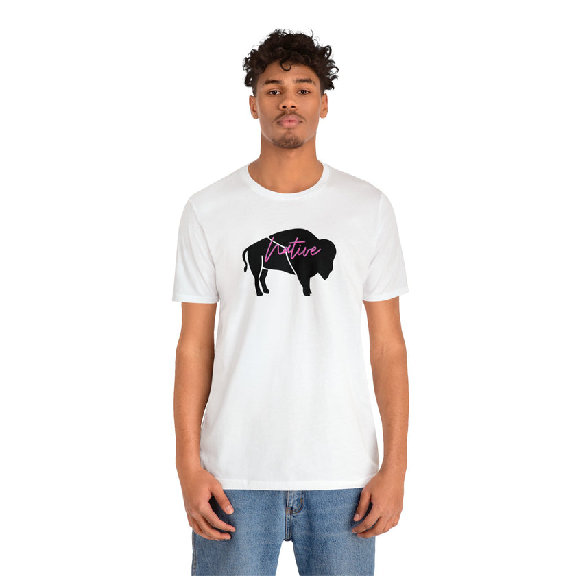 Native Bison Unisex Jersey Short Sleeve Tee