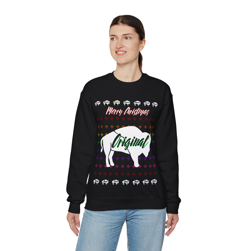 Ugly Christmas Original Black Unisex Heavy Blend™ Crewneck Sweater