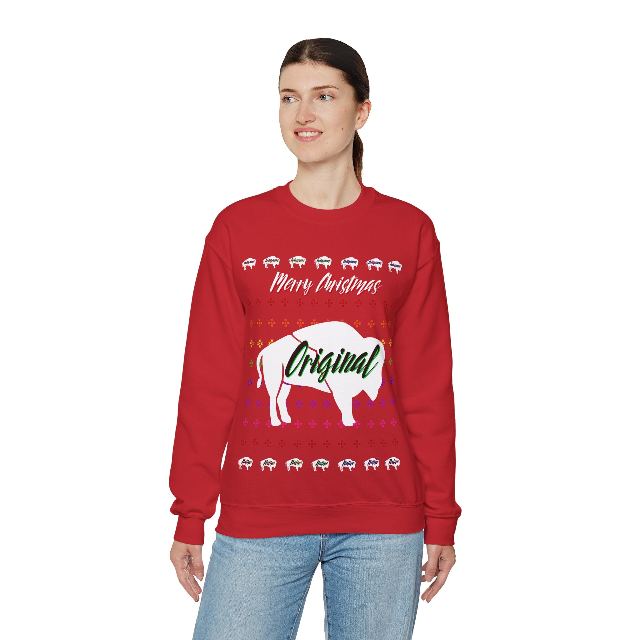 Ugly Christmas Original Black Unisex Heavy Blend™ Crewneck Sweater