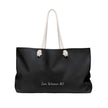 Native Bison White with Pink text Weekender Bag