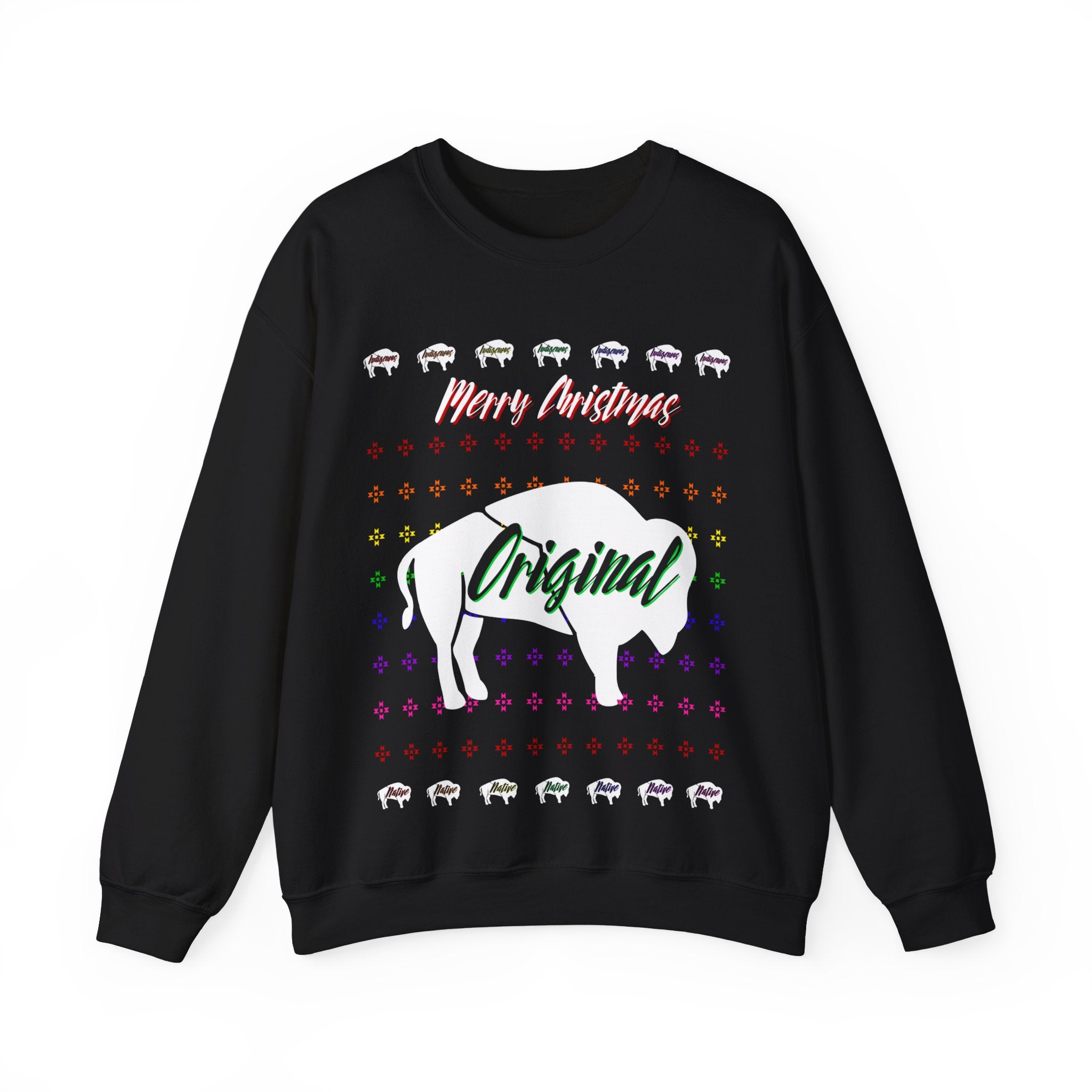 Ugly Christmas Original Black Unisex Heavy Blend™ Crewneck Sweater