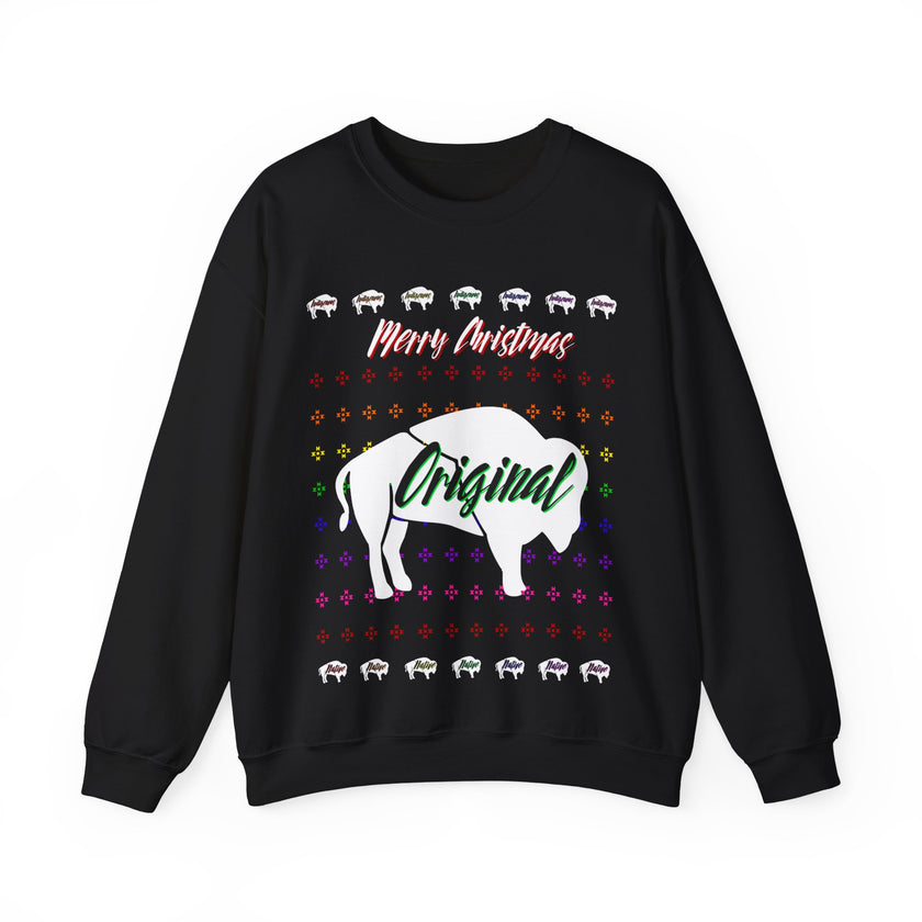 Ugly Christmas Original Black Unisex Heavy Blend™ Crewneck Sweater