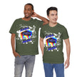 Native Innii aka Bison Graphic, Still Here, Native Pride, White, Orange, Black, Green, Blue, or Red Unisex Jersey Short Sleeve Tee
