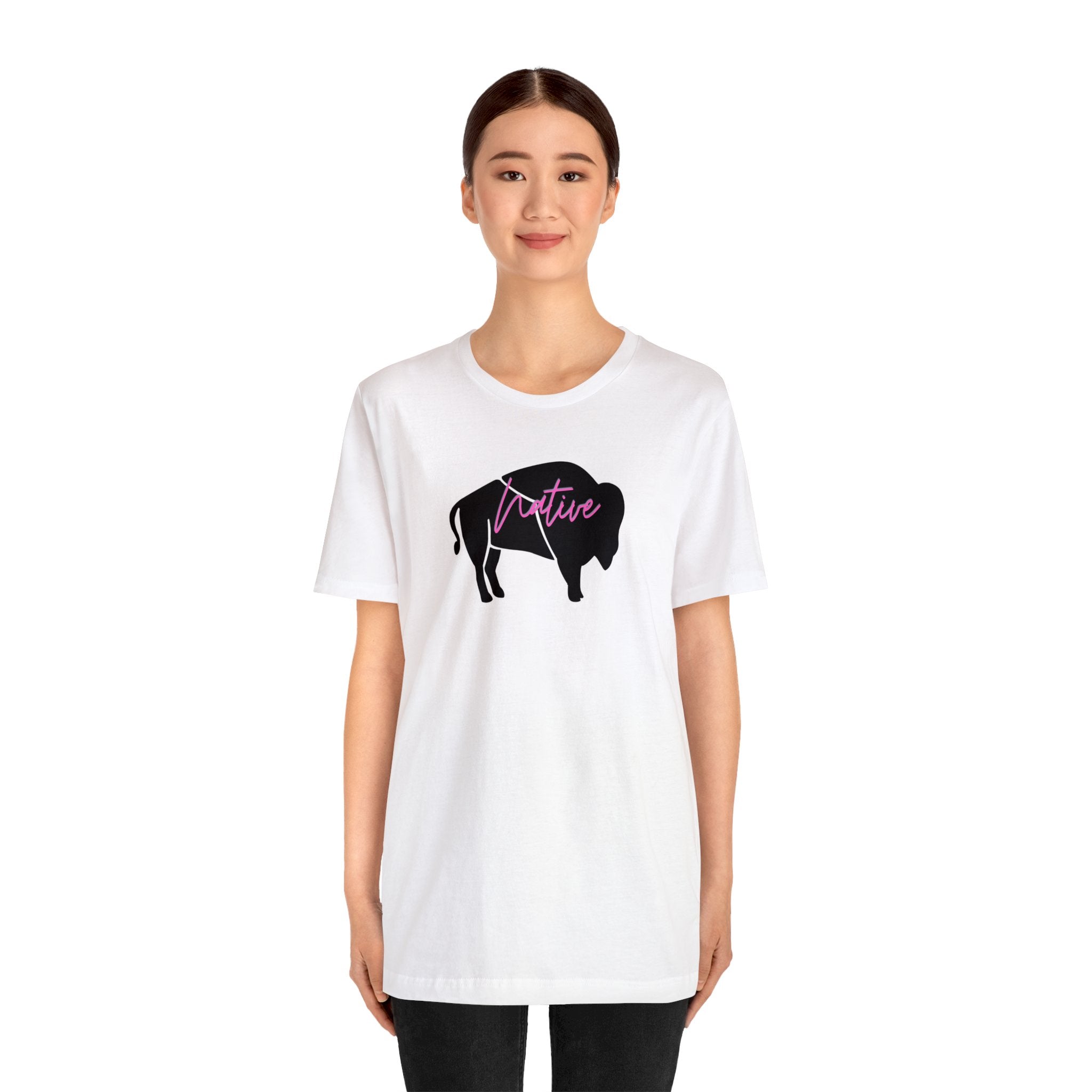 Native Bison Unisex Jersey Short Sleeve Tee