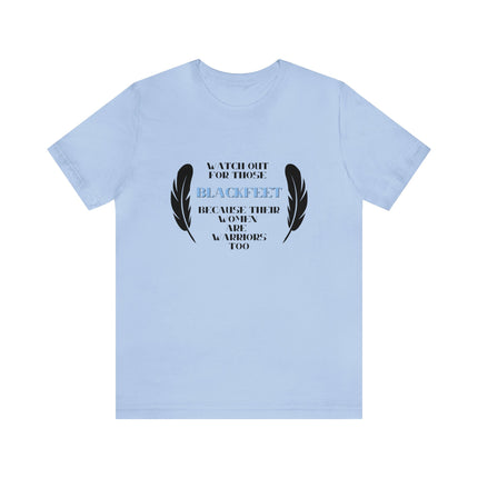 Blackfeet Women Warriors Unisex Jersey Short Sleeve Tee