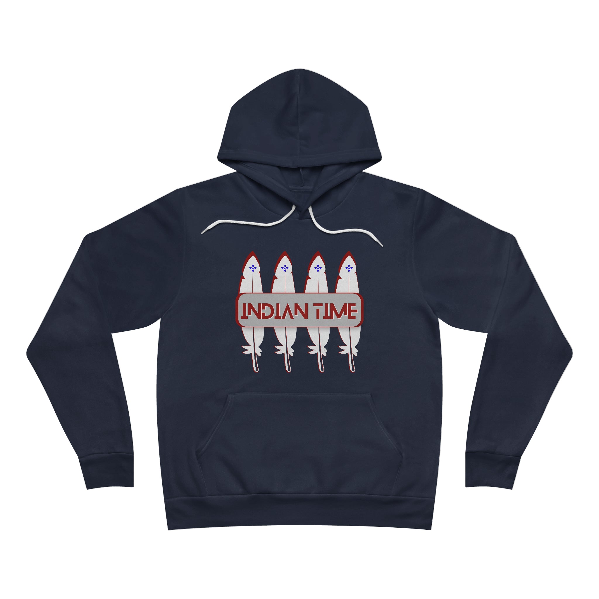 Indian Time Unisex Fleece Pullover Hoodie