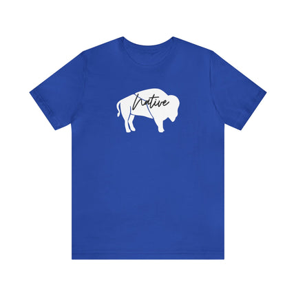 Native Bison Unisex Jersey Short Sleeve Tee