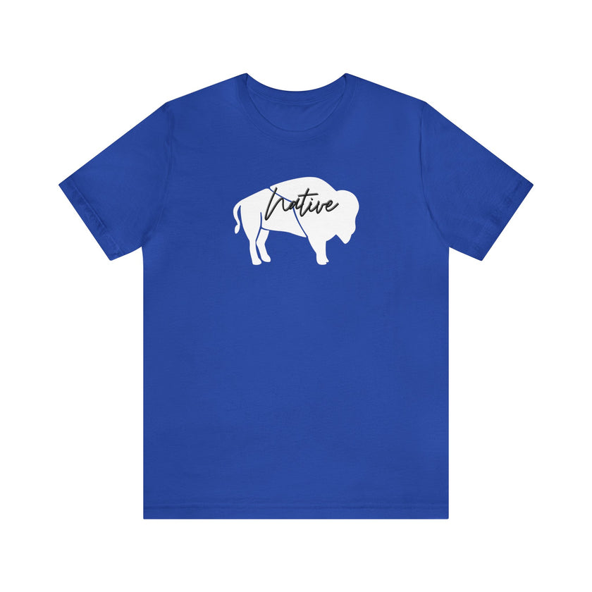 Native Bison Unisex Jersey Short Sleeve Tee