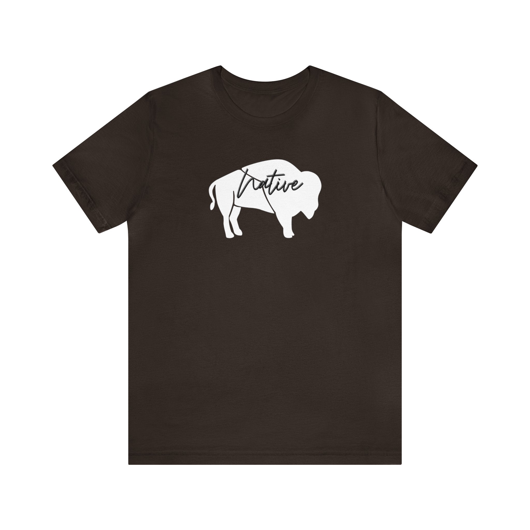 Native Bison Unisex Jersey Short Sleeve Tee