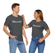 Snaggable, Rez Humor, Black, Asphalt, Pink or Red, Unisex Jersey Short Sleeve Tee