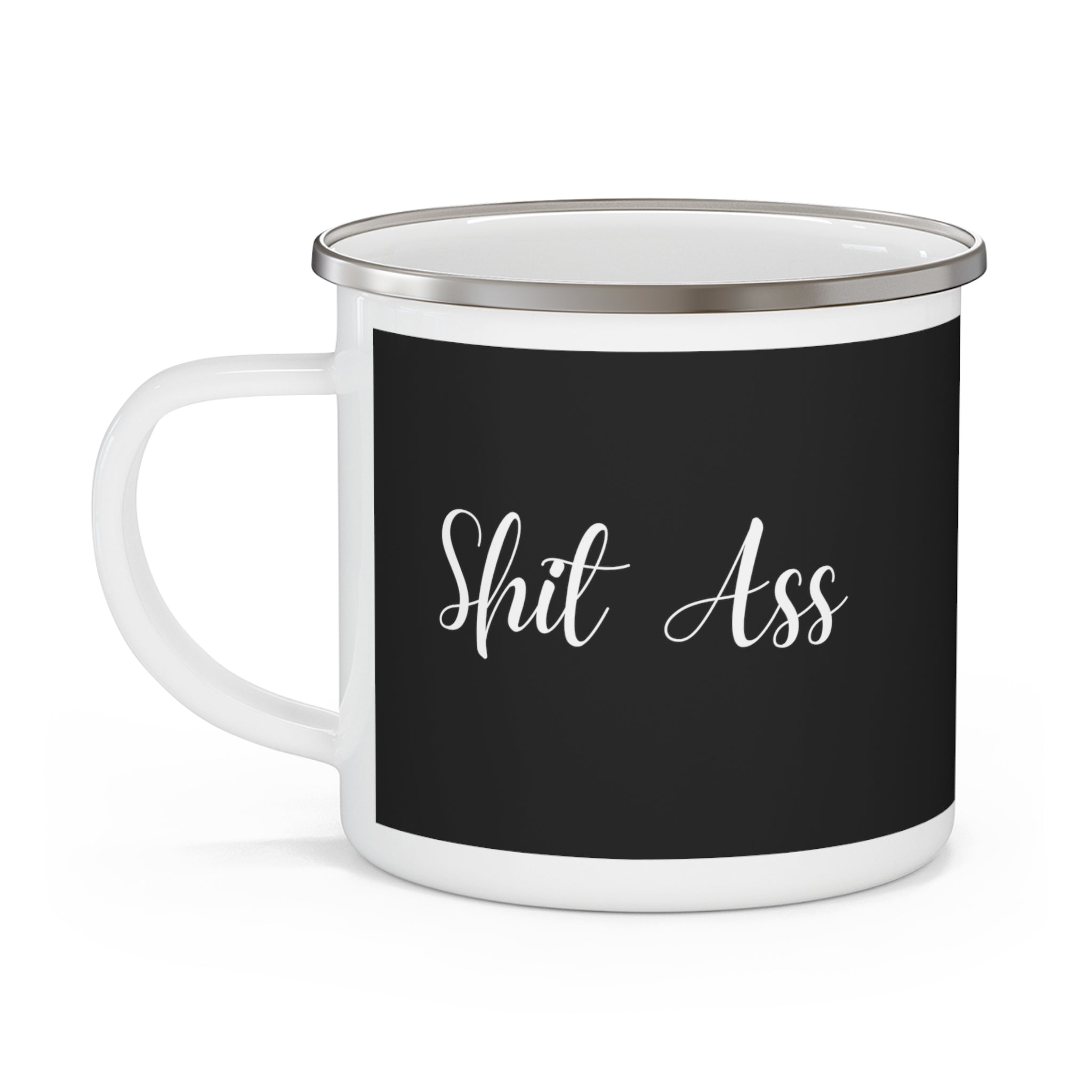 Sh%t A$$ Rez Humor Enamel Camping Mug
