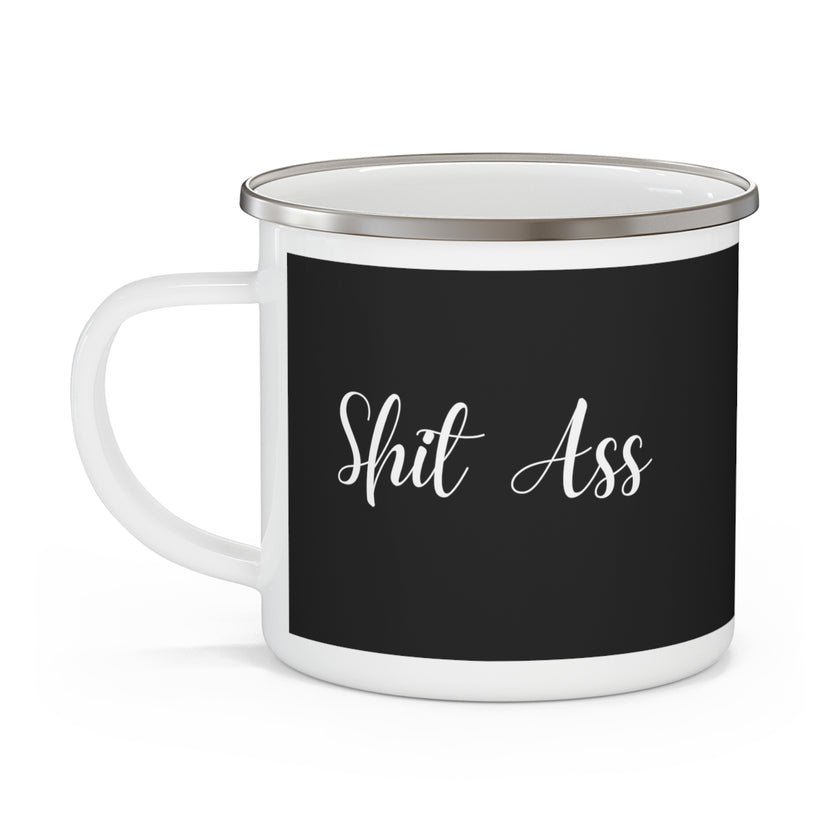 Sh%t A$$ Rez Humor Enamel Camping Mug