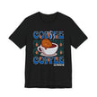 Coffee Cup Cutie Graphic, Coffee Unisex Jersey Short Sleeve Tshirt, Black or White