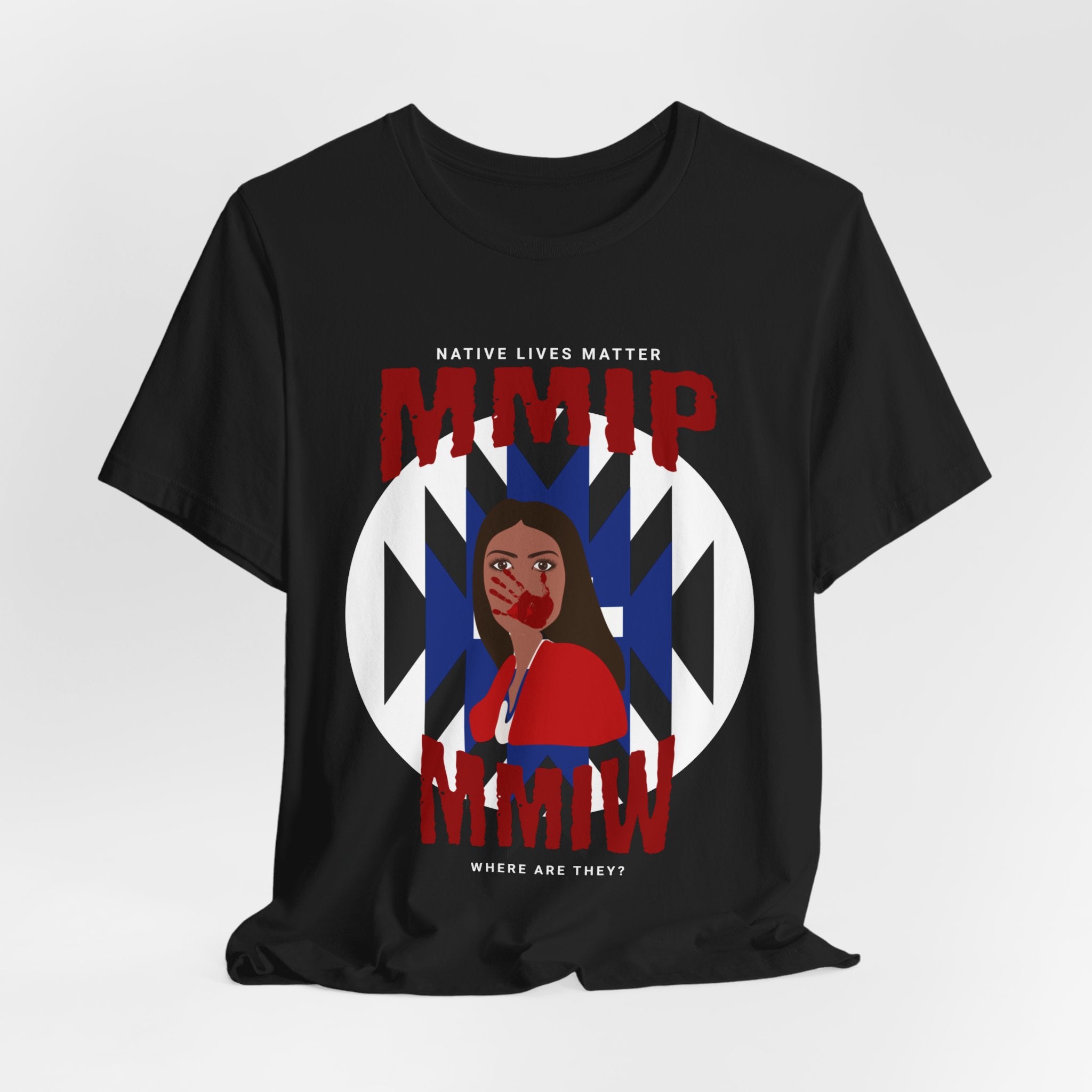 Black MMIP MMIW Shirt, Unisex Jersey Short Sleeve Tee