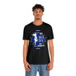 My Body My Choice Not Yours Womens Rights Awareness Black and Blue Unisex Jersey Short Sleeve Tee