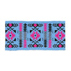Pink Gray and Black Native Pattern Beach Towel