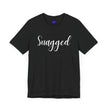 Snagged, Rez Humor, Black or Pink Unisex Jersey Short Sleeve Tee