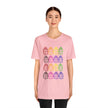 Rainbow of Buddhas Unisex Jersey Short Sleeve Tee