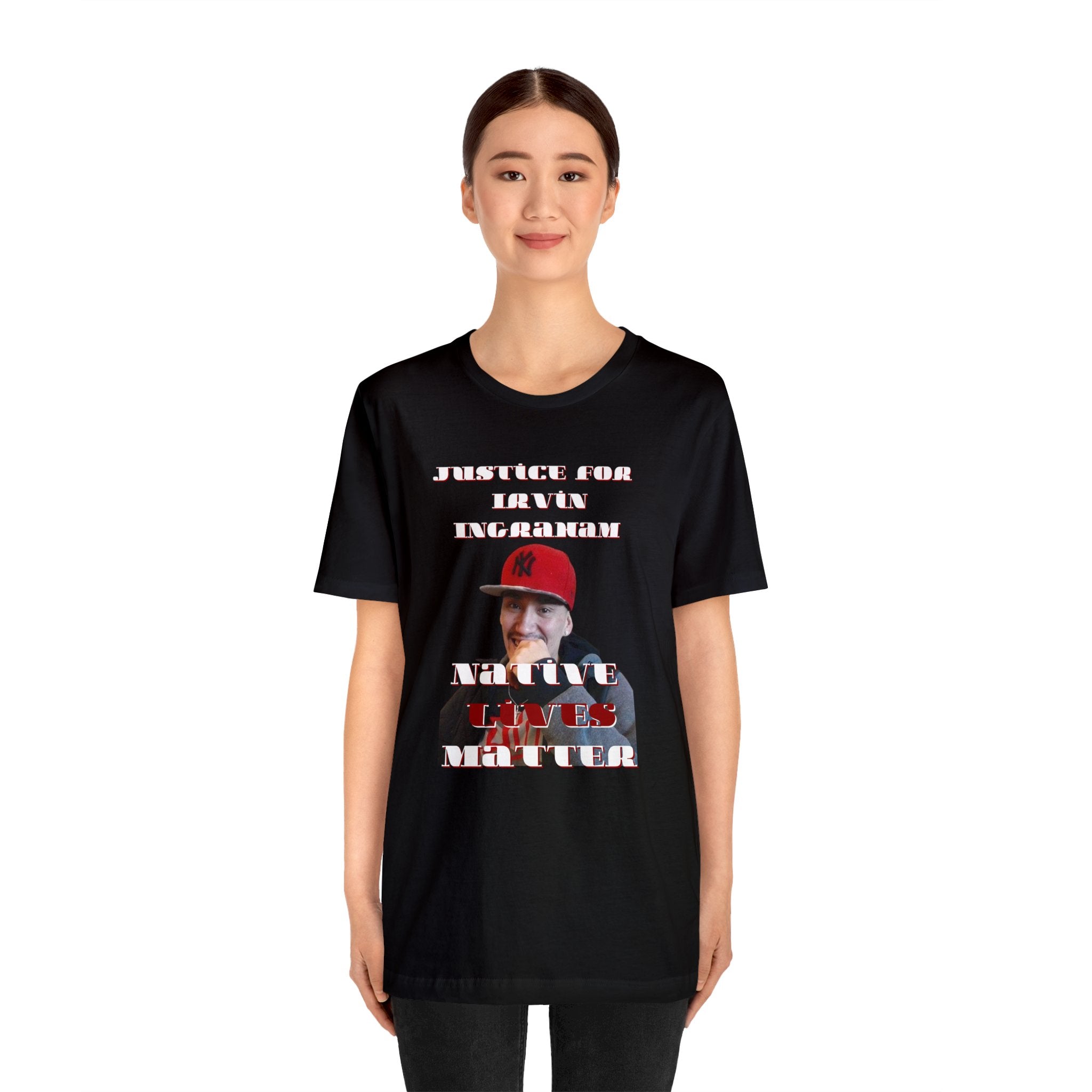 Justice for Irvin Ingraham MMIP Unisex Jersey Short Sleeve Tee