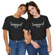 Snagged, Rez Humor, Black or Pink Unisex Jersey Short Sleeve Tee