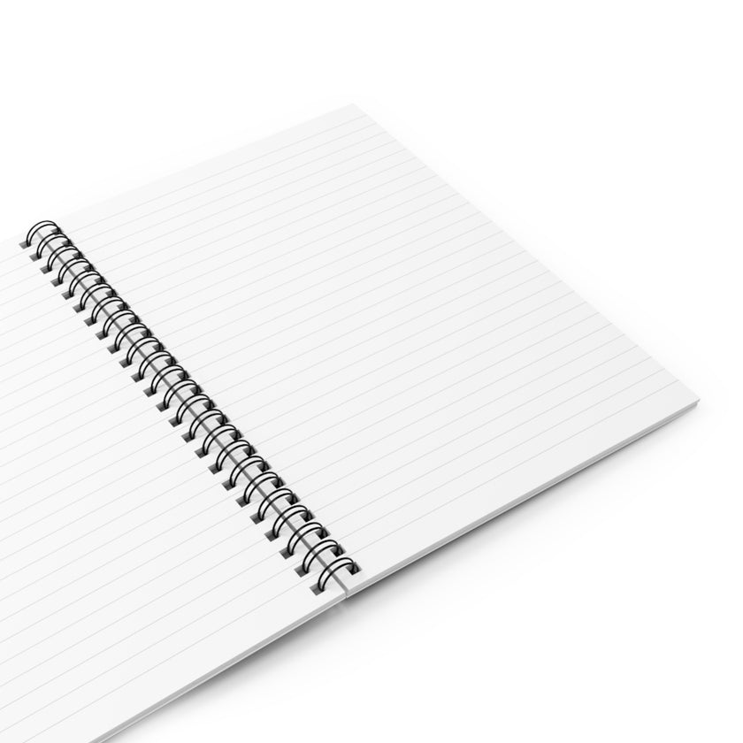 Coffee is my Super frap power rainbow Spiral Notebook - Ruled Line