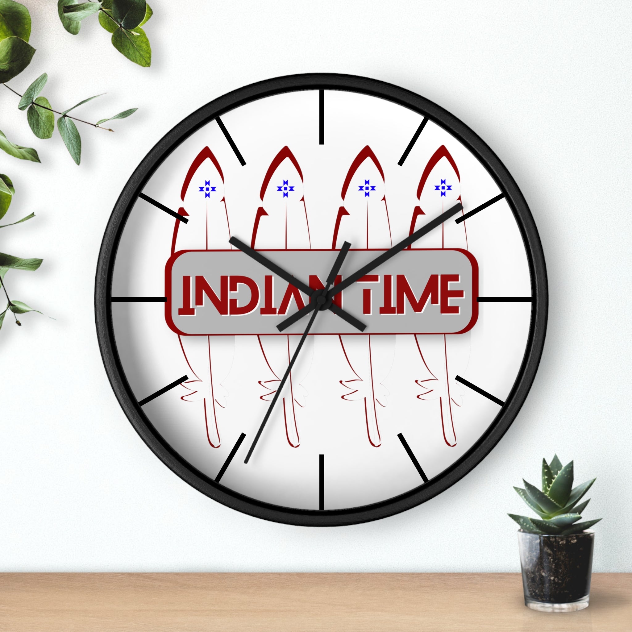 Indian Time Wall clock