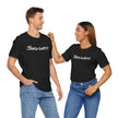 Snaggable, Rez Humor, Black, Asphalt, Pink or Red, Unisex Jersey Short Sleeve Tee
