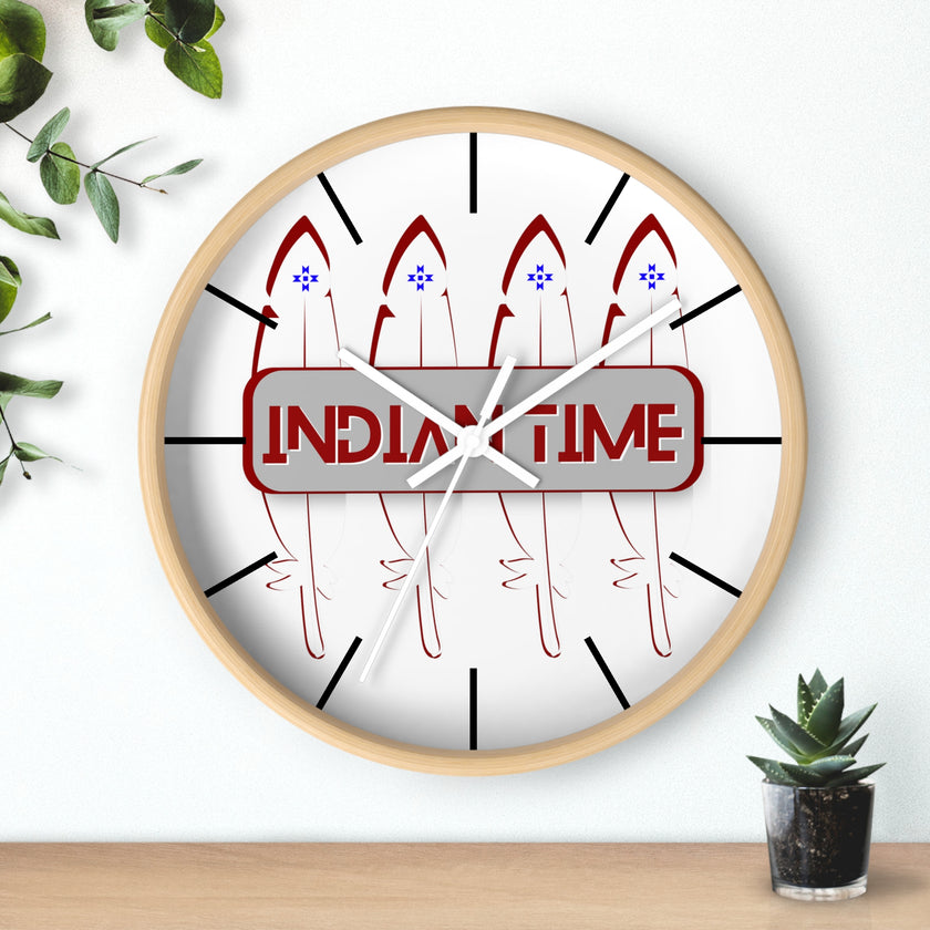 Indian Time Wall clock