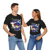 Native Innii aka Bison Graphic, Still Here, Native Pride, White, Orange, Black, Green, Blue, or Red Unisex Jersey Short Sleeve Tee