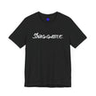 Snaggable, Rez Humor, Black, Asphalt, Pink or Red, Unisex Jersey Short Sleeve Tee
