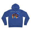 Native Bison Multi Color Unisex Fleece Pullover Hoodie