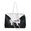 Native Bison White with Pink text Weekender Bag