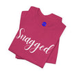 Snagged, Rez Humor, Black or Pink Unisex Jersey Short Sleeve Tee