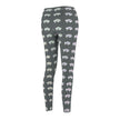 White Innii-Bison Gray Women's Casual Leggings
