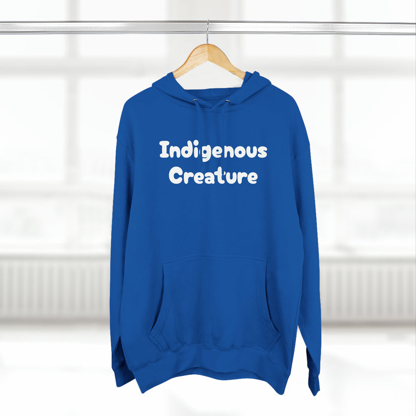 Indigenous Creature Three-Panel Fleece Hoodie