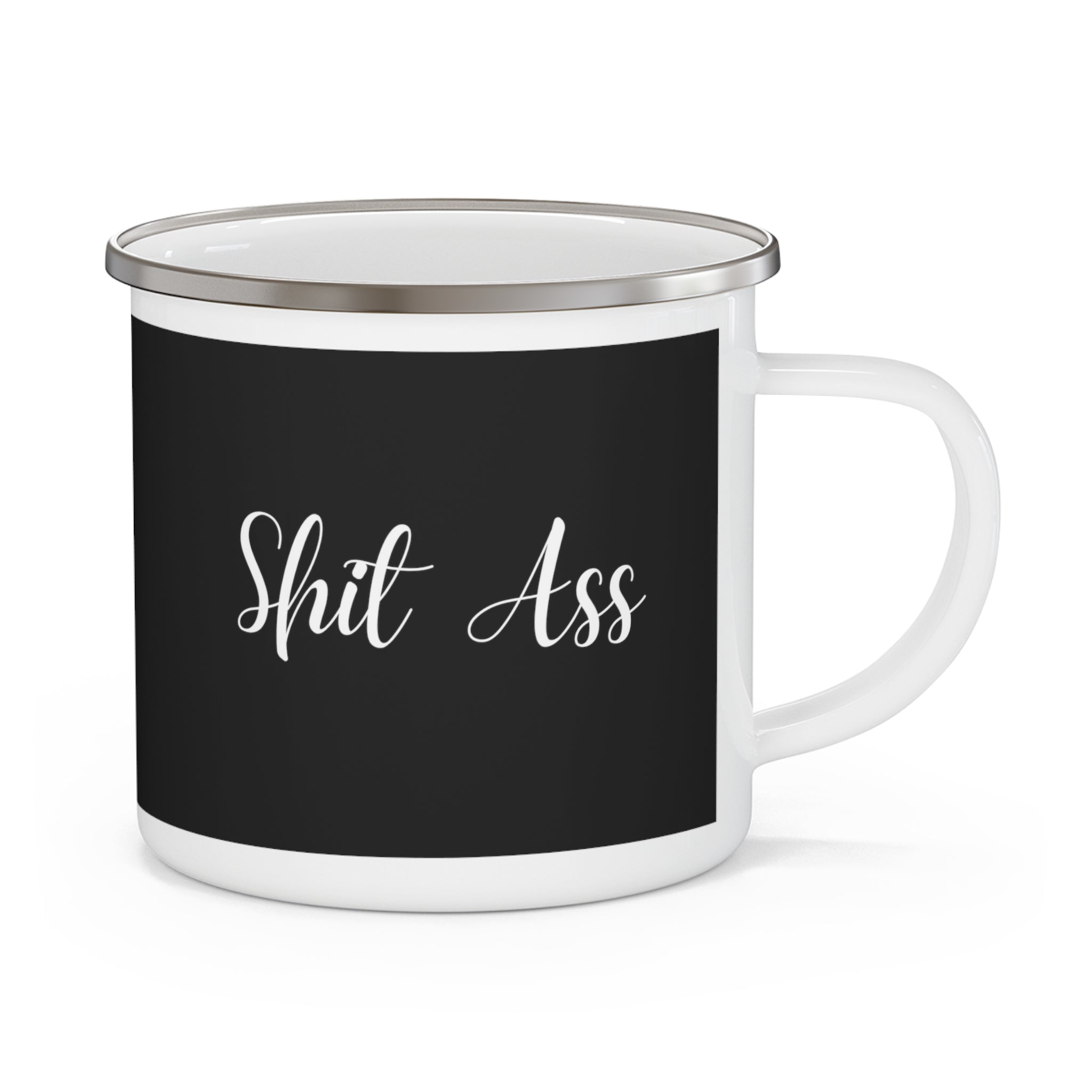 Sh%t A$$ Rez Humor Enamel Camping Mug
