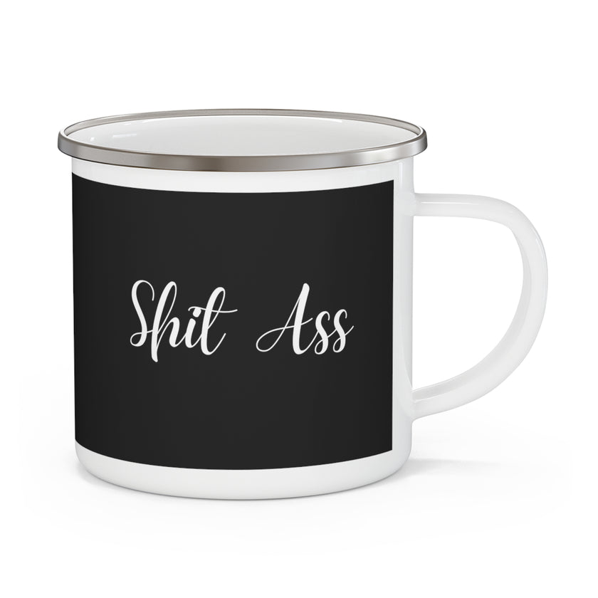 Sh%t A$$ Rez Humor Enamel Camping Mug
